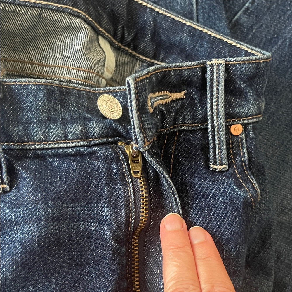 MOTHER Half Pipe Ankle Denim, EUC, Size 27, Wash: Did You Bring Me Anything - Picture 5 of 10